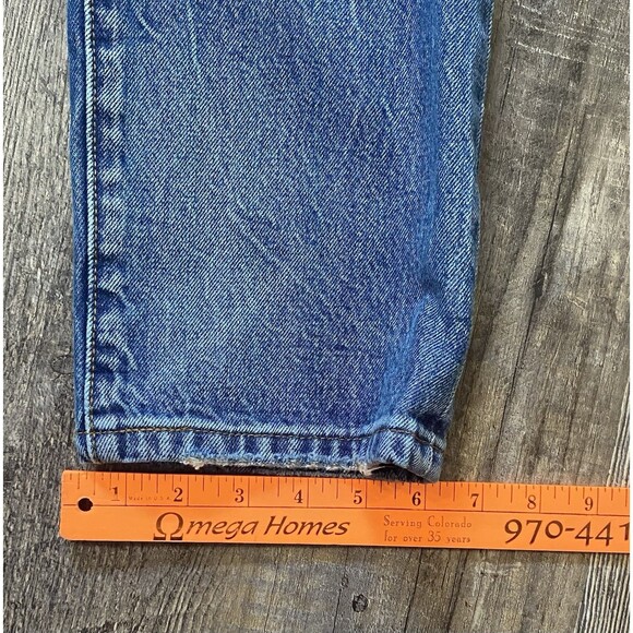 Levi’s 501 Anniversary High Rise Button Fly Jeans Women’s W28 L31 Distressed - Picture 15 of 16